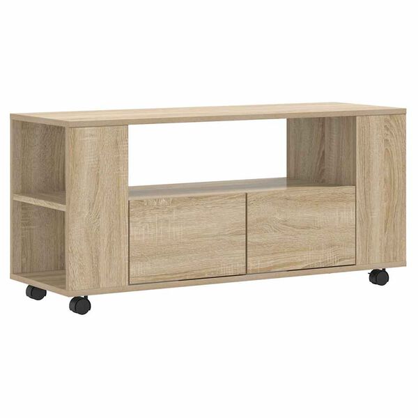 vidaXL TV Cabinet Sonoma Oak Engineered Wood Fits TVs up to 40 inches