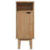 vidaXL Bathroom Furniture Set Honey Solid pine wood, engineered wood