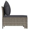 vidaXL Garden Lounge Set Grey, Dark grey