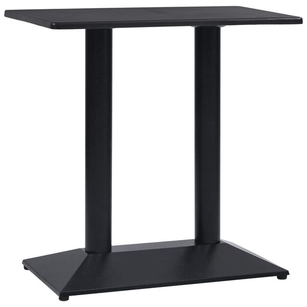 vidaXL Bistro Table Leg Black Cast Iron Standard Industrial