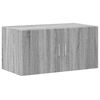 vidaXL Storage Cabinet Gray Sonoma Engineered Wood Tall Storage Cabinet