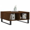 vidaXL Coffee Table Brown Oak Engineered wood, Iron Small Coffee Table