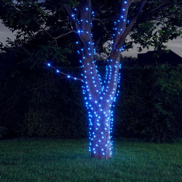 vidaXL Solar Fairy Light Set of 2 Blue Medium Solar Solar Fairy Light