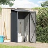 vidaXL Garden Shed Anthracite Galvanized Steel Medium