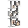 vidaXL Book Cabinet Grey sonoma Engineered wood Tall Book Cabinet