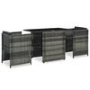 vidaXL Garden Dining Set Grey and anthracite