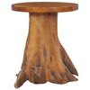 vidaXL Coffee Table Natural wood Solid teak wood 15.7x15.7 in Durable