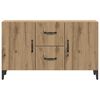 vidaXL Sideboard Artisan oak Engineered wood 39.4 x 14.2 x 23.6 in