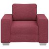 vidaXL Sofa Wine Red 39.37 x 30.31 x 32.28 in Fabric
