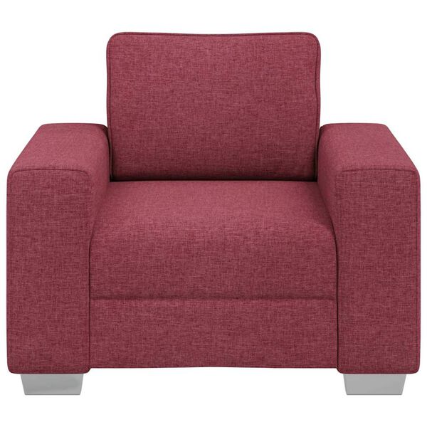 vidaXL Sofa Wine Red 39.37 x 30.31 x 32.28 in Fabric