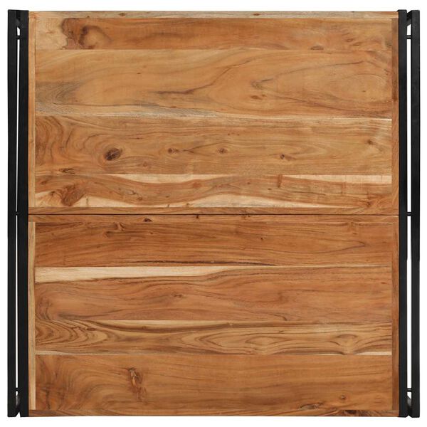 vidaXL Coffee Table Natural wood Solid acacia wood Large Simple