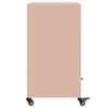 vidaXL Sideboard Pink Cold-rolled steel Standard Sideboard Rectangular