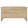 vidaXL Coffee Table Sonoma oak Engineered wood Compact