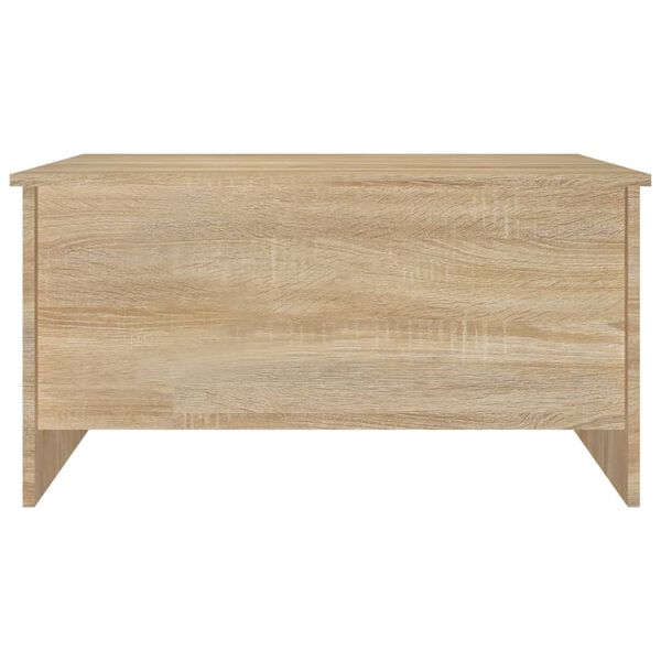 vidaXL Coffee Table Sonoma oak Engineered wood Compact