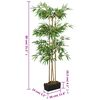 vidaXL Artificial Bamboo Tree Green Bamboo, Textile fiber, Plastic Small