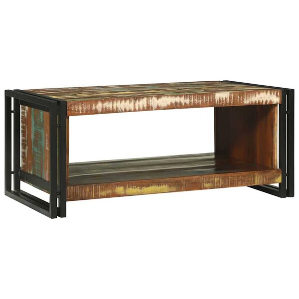 vidaXL Coffee Table 35.43 x 19.69 x 14.96 in Solid Reclaim Wood