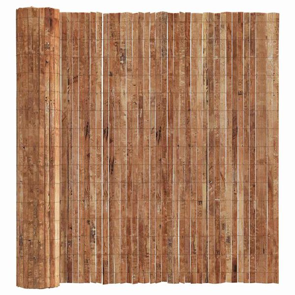 vidaXL Bark Fence Natural 236.22 x 70.87 in Bark