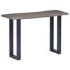 vidaXL Console Table Solid acacia wood with grey finish