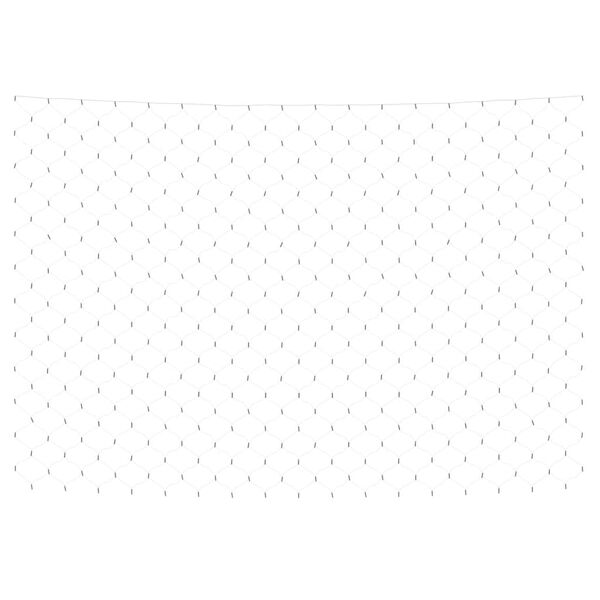vidaXL LED Net Light Warm white PVC 9.8 x 9.8 ft LED Net Light