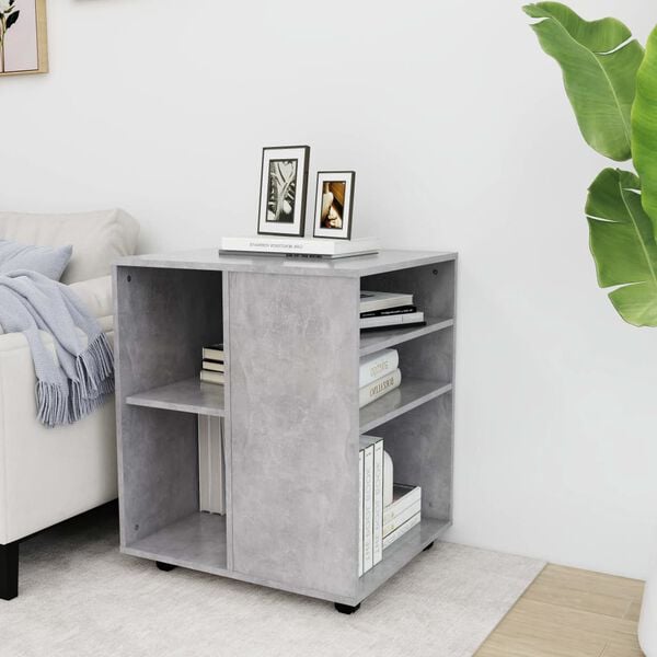 vidaXL Storage Cabinet Concrete Grey Engineered Wood Standard