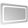 vidaXL LED Bathroom Mirror 27.6"x15.7"