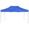 vidaXL Party Tent Blue Aluminum alloy, Oxford fabric with PVC coating