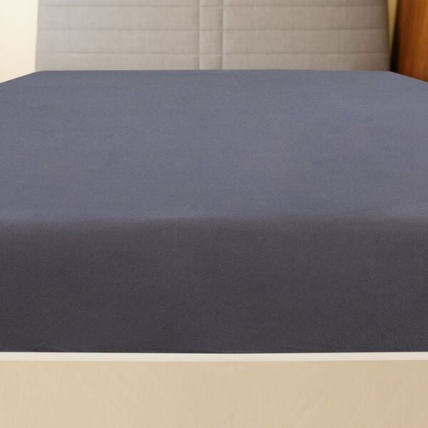 vidaXL Jersey Fitted Sheet Set of 2 Anthracite 100% Cotton