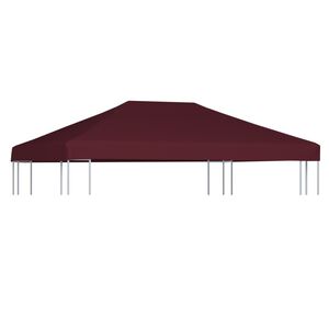 vidaXL Gazebo Top Cover 9.1 oz/yd² 9.8'x13.1' Bordeaux