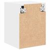vidaXL Garage Wall Cabinet White Engineered Wood