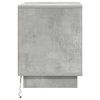 vidaXL Bedside Cabinet Concrete Grey 17.32 x 13.58 x 17.72 in