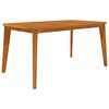 vidaXL Garden Table Natural Wood Solid acacia wood Large Durable