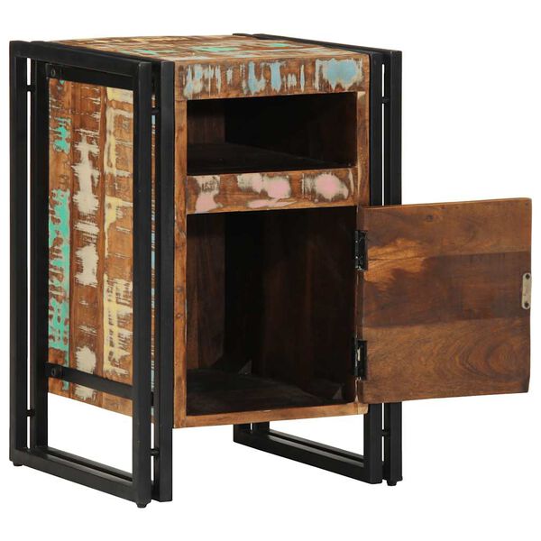 vidaXL Bedside Cabinet 40x40x59 cm Solid Wood Reclaimed