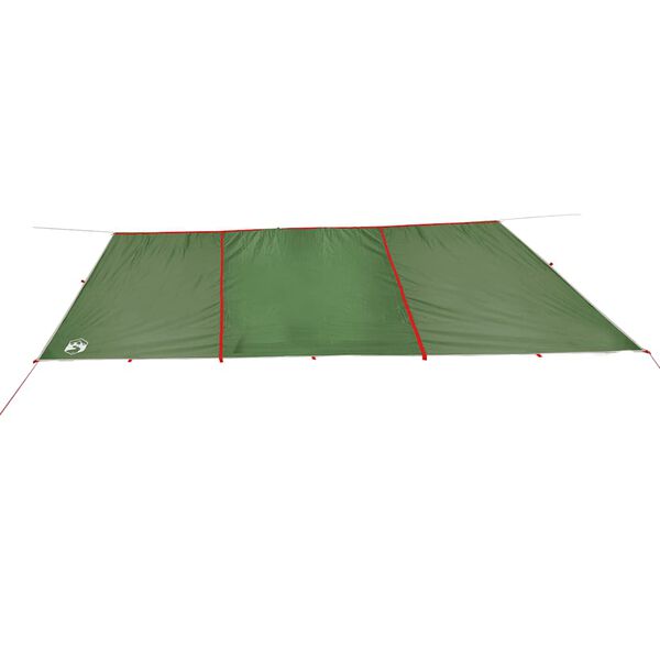 vidaXL Camping Tarp Green 165.4x173.2" Waterproof
