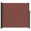 vidaXL Retractable Side Awning Brown