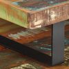 vidaXL Coffee Table Multicolour Solid reclaimed wood, powder-coated iron