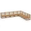 vidaXL Garden Lounge Set Honey brown Solid pine wood Modular