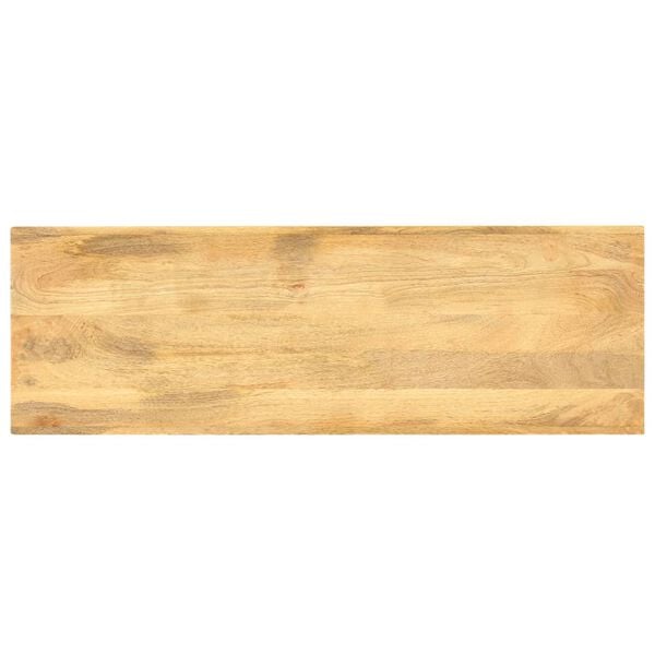 vidaXL TV Stand Natural Mango Wood Solid Mango Wood