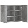 vidaXL Wall Cabinet Concrete Grey Engineered Wood Medium Wall Cabinet