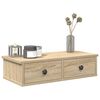 vidaXL Wall Shelf Sonoma oak Engineered wood 23.6 x 9.8 x 5.9 in
