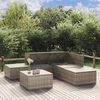 vidaXL Garden Lounge Set Grey