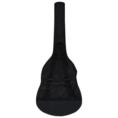 vidaXL Guitar Bag for 3/4 Classical Guitar Black 37"x13.8" Fabric