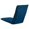 vidaXL Foldable Sunlounger Oxford Fabric Navy Blue