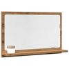 vidaXL Bathroom Mirror Cabinet Artisan Oak Engineered wood, Glass Compact