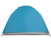 vidaXL Camping Tent Dome 4-Person Blue Waterproof