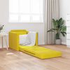 vidaXL Sofa Bed Dark Yellow 29.13 x 30.31 x 31.89 in Velvet