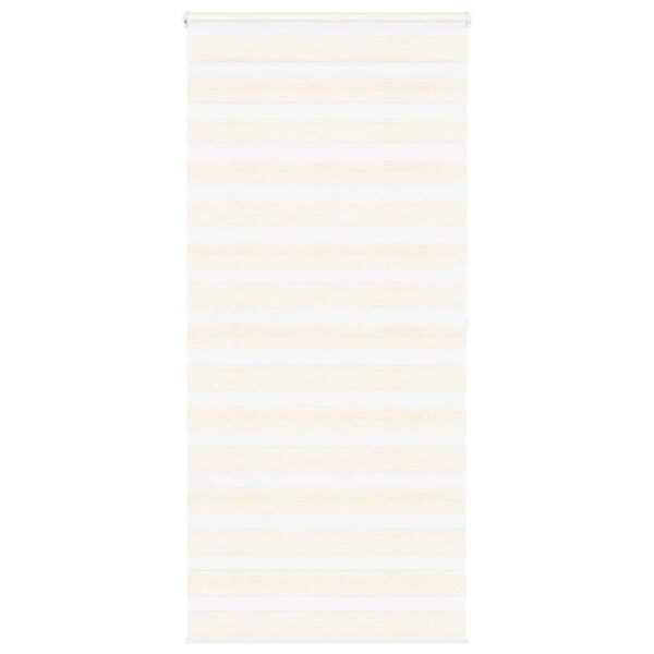 vidaXL Zebra Blind Marble beige 100% Polyester, Aluminum 41.3 in x 78.7 in