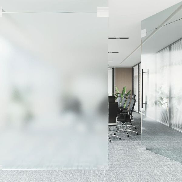 vidaXL Window Film Set of 3 Transparent Grey PVC Varies Window Film