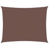 vidaXL Sunshade Sail Oxford Fabric Rectangular 11.5x14.8' Brown