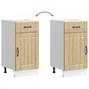 vidaXL Kitchen Base Cabinet Sonoma oak Engineered wood Medium