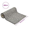 vidaXL Stone Liner Grey Nonwoven PP fleece, safe glue 315 x 15.7 in